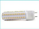 Lampada LED Attacco G12 10W = 110W Bianco Freddo 360° 108 SMD 28